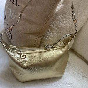 Brighton metallic gold shoulder bag